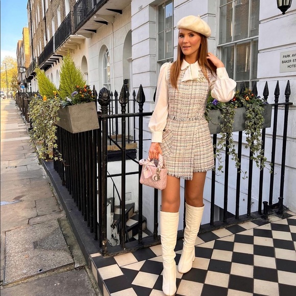 Zara Dresses & Skirts - NWOT BLOGGERS FAVORITE TWEED SKORT DRESS— Zara